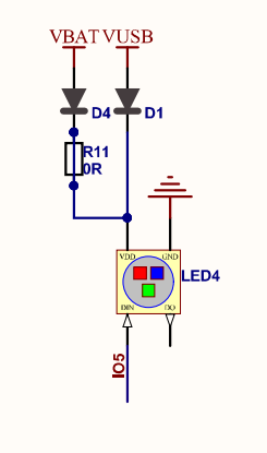 Built-in rgb led on the esp32 FireBeetle DFR0654