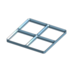 Gridfinity Super Light Baseplate 2x2