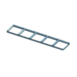 Gridfinity Super Light Baseplate 5x1