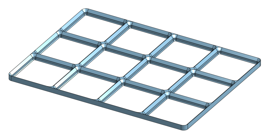 Gridfinity Superlight Baseplate