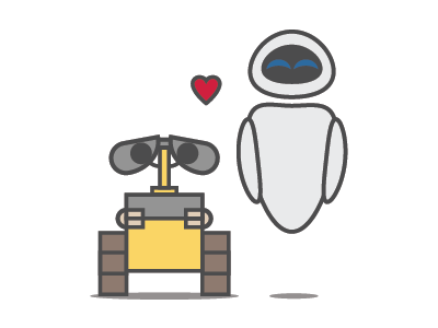 WALL-E and EVE