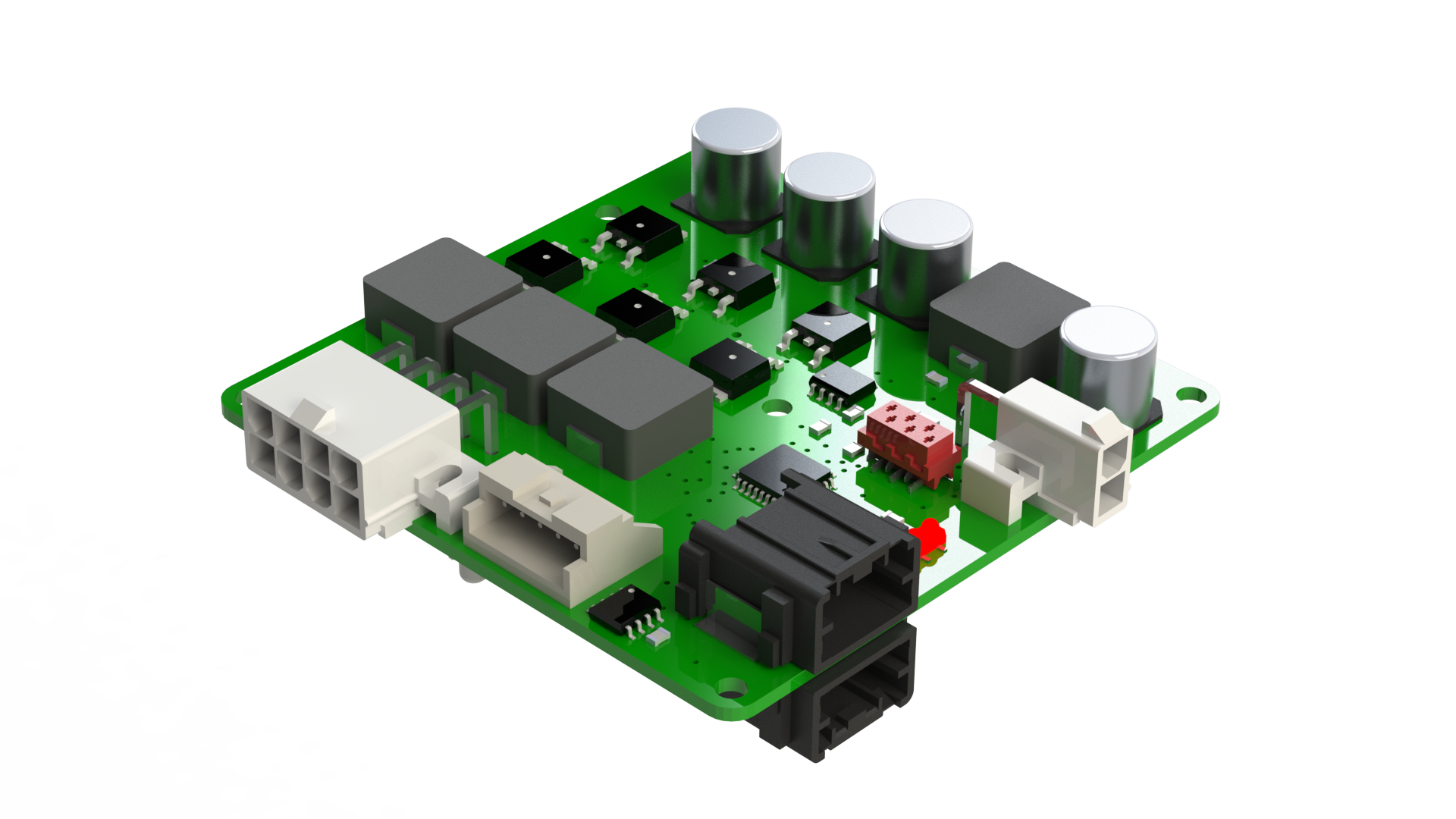 3D view of the motor board
