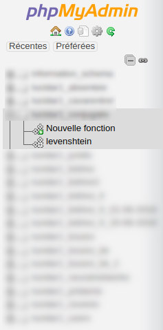 The function is added in the current table