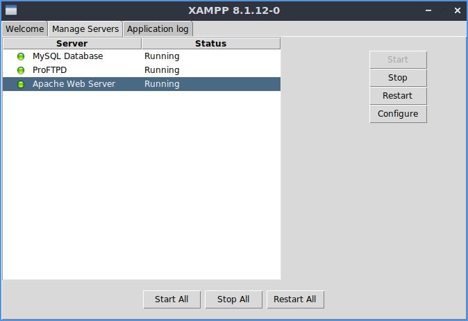 XAMPP start services
