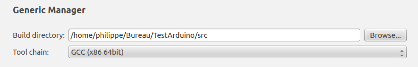 Generic manager de Qt Creator