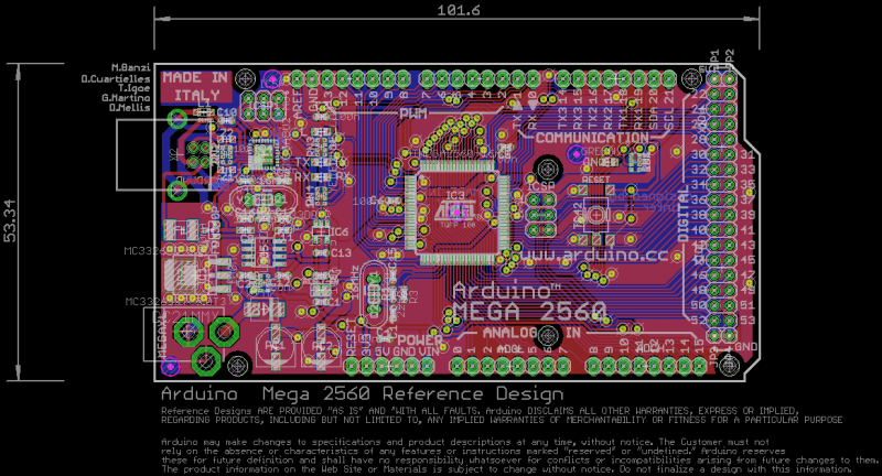 Arduino Mega CAD