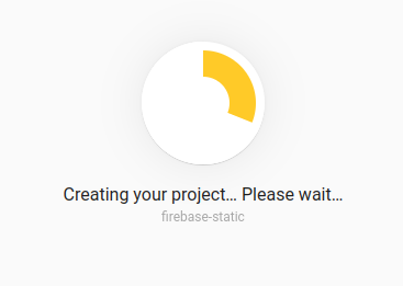 Création du projet Firebase