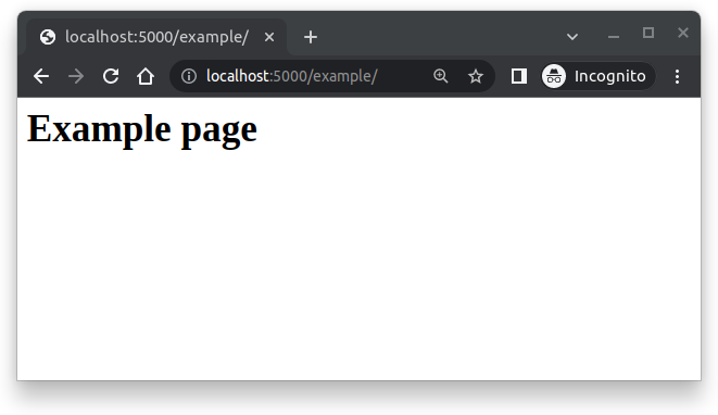 Page d'exemple de Firebase avec Express