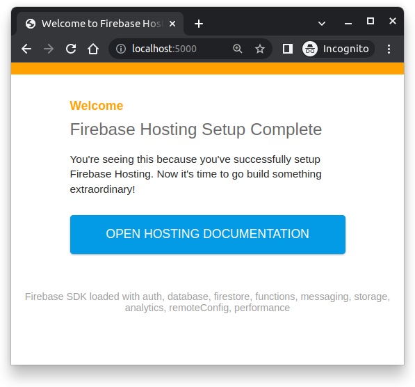 Hébergement de pages statiques avec Express et Firebase