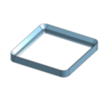 Gridfinity Super Light Baseplate 1x1