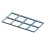 Gridfinity Super Light Baseplate 4x2
