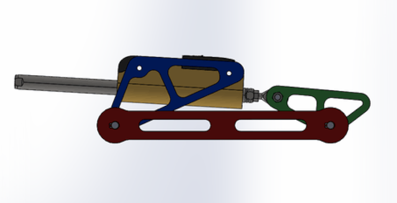Animation de la liaison pivot motorisée par un moteur linéaire