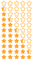 Ranking avec 5 étoiles en HTML