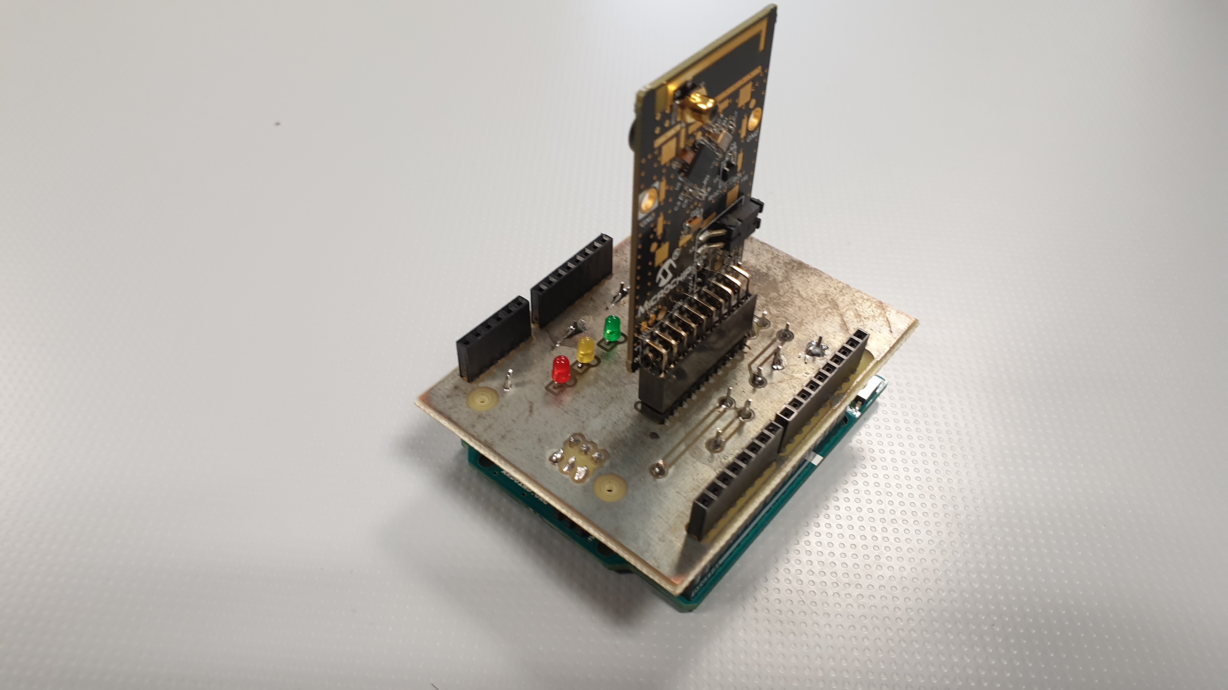 Photo de la shield Arduino ZigBee